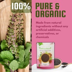 Krishna Tulsi Seeds Ocimum Sanctum Holy Basil Kali Tulsi Organic Tukhme Rehan
