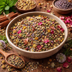 Organic Meditation Peace Tea Blend – Chamomile, Lavender, Spearmint, Cinnamon +