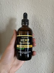 ivitamins hemp oil drops Omega 3,6,9 Peppermint 15,000mg Premium Hemp Oil Liquid