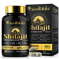 Pure 100% Himalayan Shilajit, Soft Resin, Organic Extremely Potent, Fulvic Acid