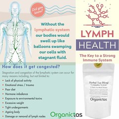 Natural LYMPH TEA REMEDY – Lymphatic System, Lymph Nodes, Lymphatic Organs Detox