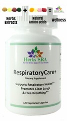 RESPIRATORY CARE, 120 Capsules, Breathing Support, Biomedical Natural Formula.
