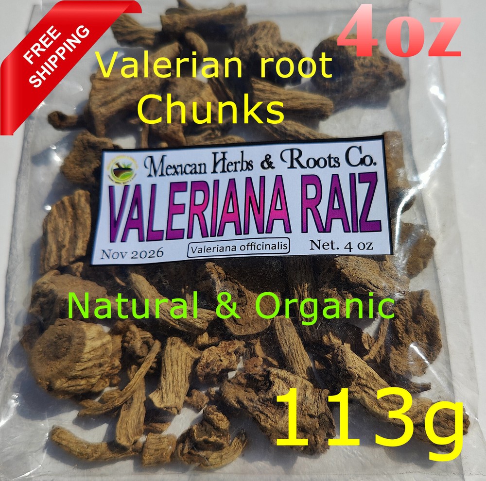 4oz Valerian Root, Valerian Root Herb/Tea, Organic Valerian Root Mexican herbs