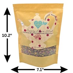 Balancing Herb Blend Chasteberry, Rose, Papaya Leaf Tea Loose Herb Infuse 3.5 oz