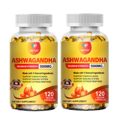 Ashwagandha Supplements Extra Strength Ashwagandha Capsules with 5000mg, 120 ct