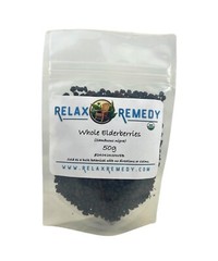 Wild Crafted Whole Elderberries Dried Sambucus nigra Premium Herb Tea Bulk USA