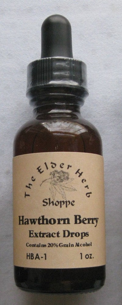 The Elder Herb Shoppe Hawthorn Berry Extract Drops 1 oz
