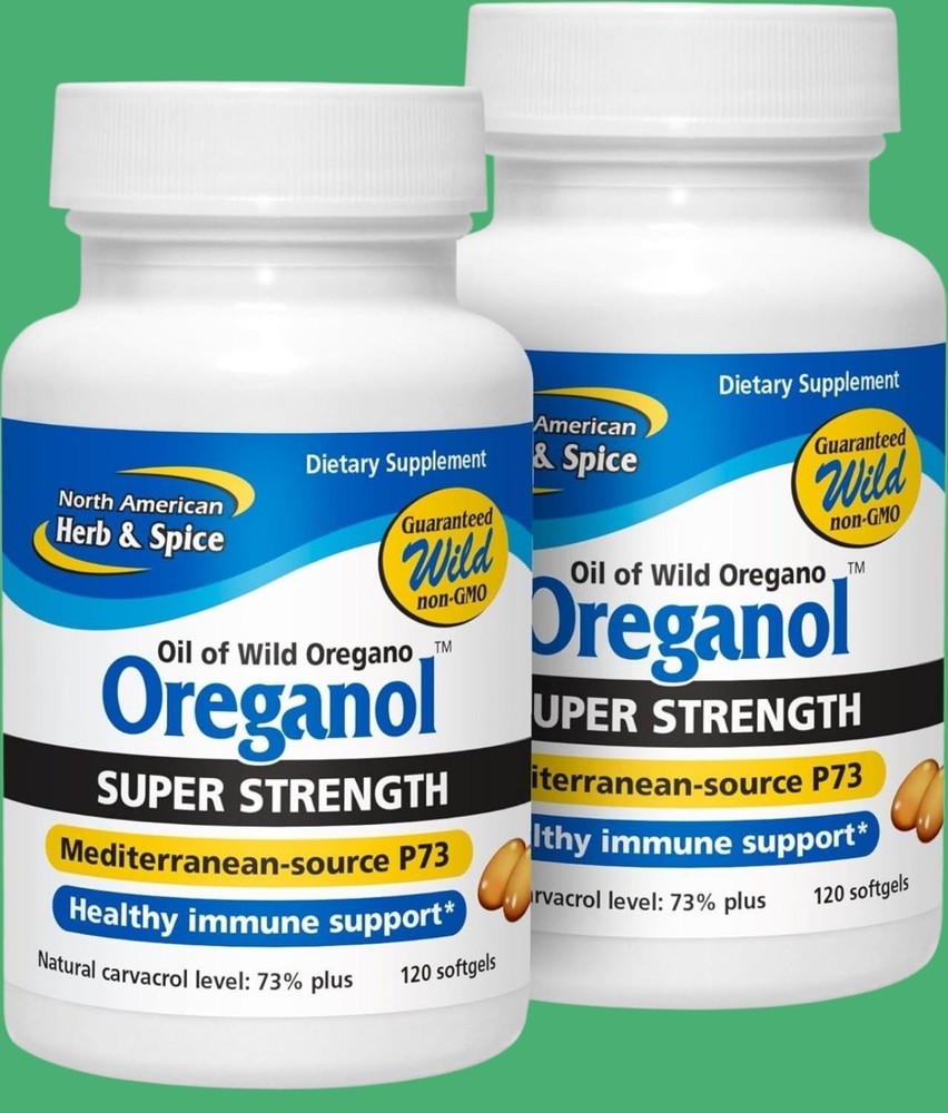 2 PACK, 120 + 120 softgels P73 Oreganol Oil of Oregano SUPER Strength 05/2027