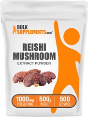 BulkSupplements Reishi Mushroom Extract Powder – 1000 mg Per Serving