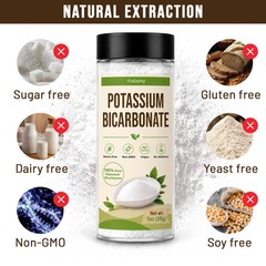 Potassium Bicarbonate 11Oz – 100% Pure Potassium Bicarbonate Powder for Cakes, P