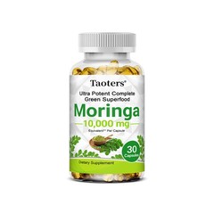 Moringa Oleifera Capsules 10000 mg | Ultra Potent Complete | Green Superfood