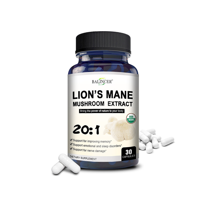 ORGANIC LION’S MANE MUSHROOM EXTRACT – BRAIN AND MOOD SUPPORT