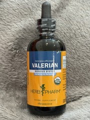 Herb Pharm Valerian, Nervous System, Calming & Relaxing, 4 Fluid Ounces