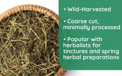 Wholesale Cleavers Herb 25 lb – Galium aparine Coarse Cut Bulk Botanical