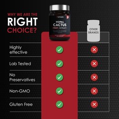 Nopal Cactus Extract Powder 120 Capsules