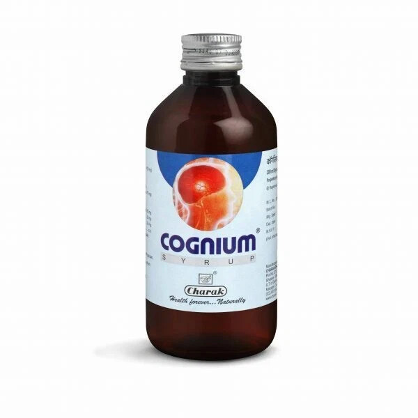 Charak COGNIUM Syrup 200ml | Herbal Ayurvedic Mind & Anxiety Wellness
