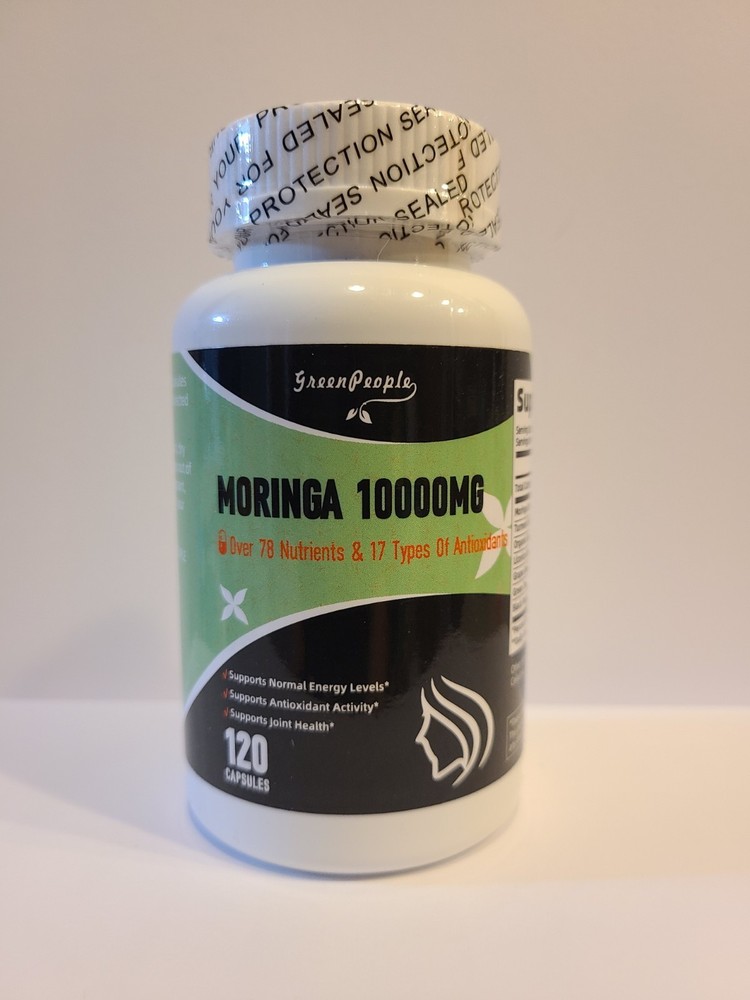 Green People Moringa Caps for Immune Support & Gut Health (120 Capss) 02/2027