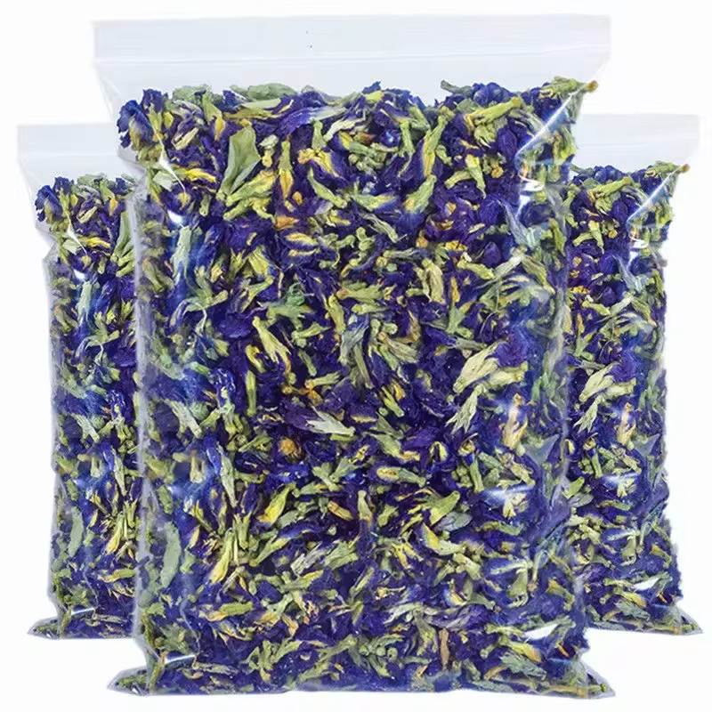 Bulk Butterfly Pea Flowers Whole Dried Herb Blue Tea Natural Beautiful USA 500g