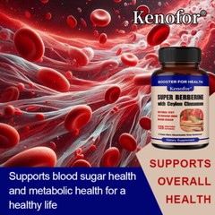 Super Berberine Capsules With Ceylon Cinnamon For Heart,Blood Sugar Support
