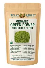 Organic Green Power Superfood Blend – 100% Pure, Non-GMO Nutrient-Dense Greens