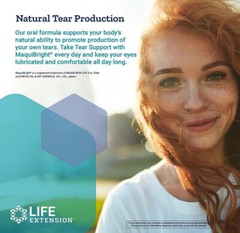 TEAR SUPPORT with MAQUIBRIGHT EYE HEALTH FOR DRY EYE 60 Veg Cap LIFE EXTENSION