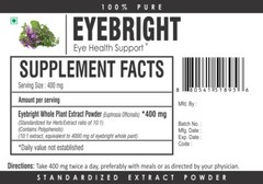 Eyebright Extract Powder Vision Support Euphrasia Aid Eye Health Supplement