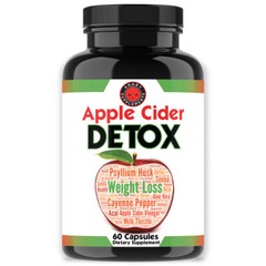 Vegan Turmeric 95% curcuminoids & Black Pepper + Apple Cider Vinegar- Detox 2PK