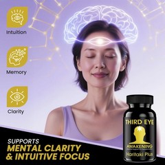 Third Eye Awakening – Organic Haritaki Capsules – King 100 Count (Pack of 1)