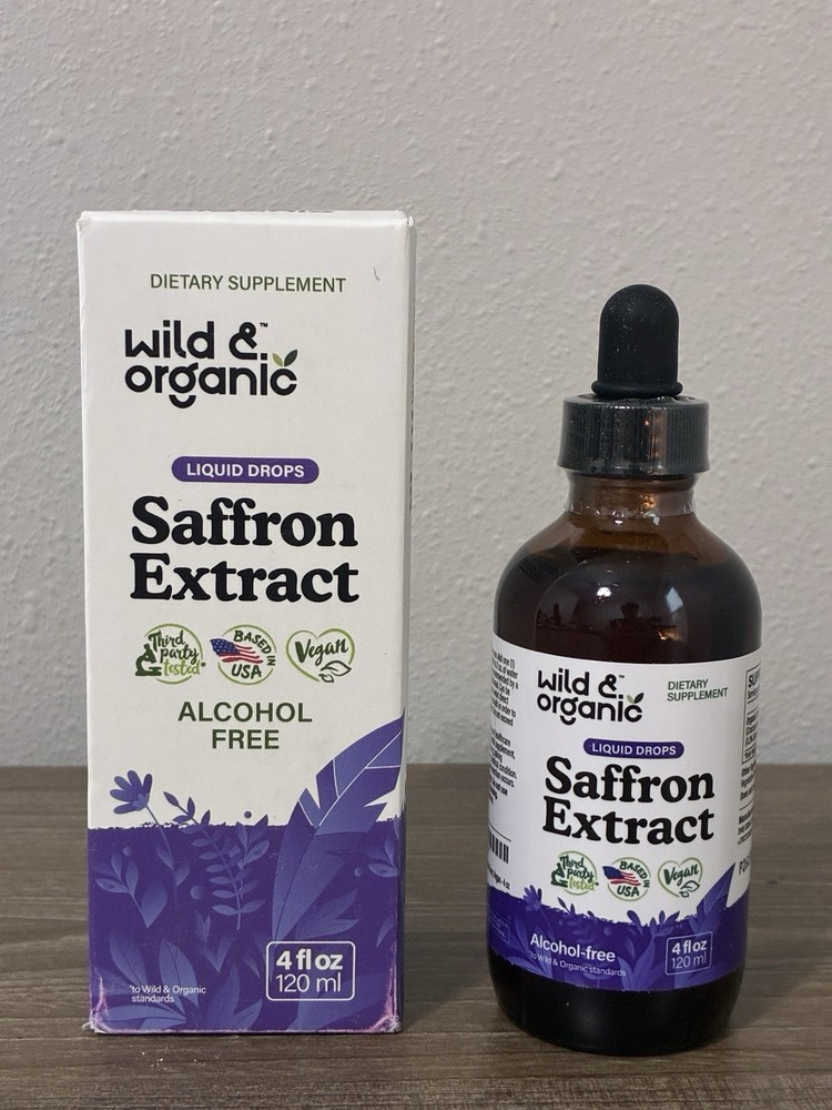 Wild & Organic Saffron Supplements 88.5 mg – Mood, Focus & Eye Support – Saffron