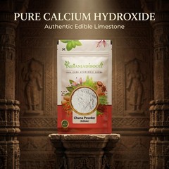 IndianJadiBooti Chuna Powder 100g | Edible Slaked Lime for Calcium Boost