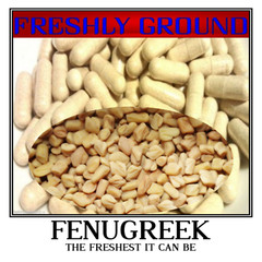 FENUGREEK Powder seeds Powder Fresh Ground 100 Vegetarian Capsules