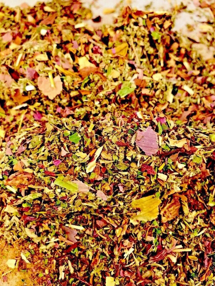 Poppy DAMIANA Lotus SKULLCAP +plus more herbs! no.8 smokin-hot deal ORGANIC mix!