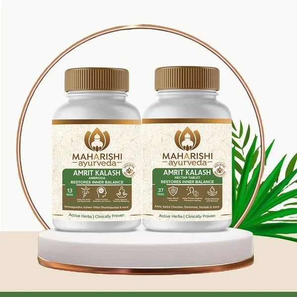 Maharishi Ayurveda Amrit Kalash Sugar Free Dual pack Pure Herbal Exp 2028