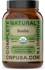 Organic Inulin Capsules 520mg Inulin Powder Fiber Prebiotic Fiber Support