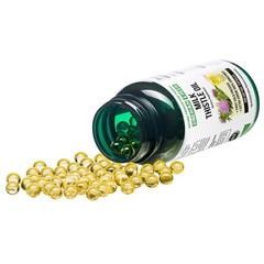 Siberian Milk Thistle Oil 200 Caps Cold Pressed Unrefined Wild Harvested