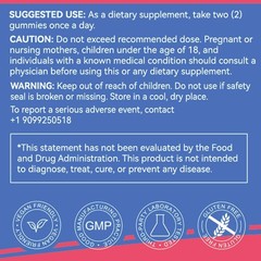 2 Pack Berberine Gummies -1200mg Supplement 120 Count (Pack of 1)