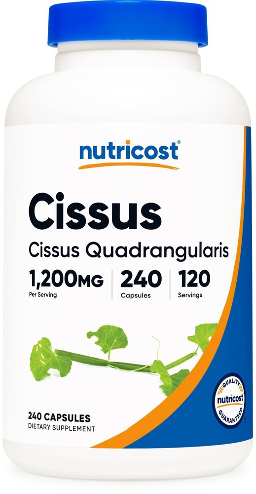 Nutricost Cissus Quadrangularis (1200mg) 240 Capsules – 240 Count (Pack of 1)