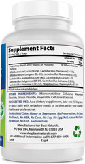 Best Naturals Probiotic 10 Strains & 30 Billion CFU 120 Count (Pack of 1)