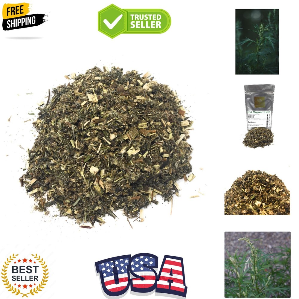 Mugwort Tea – Dried, Cut Artemisia Vulgaris Herb – 100% Riverside Wormwood, F…