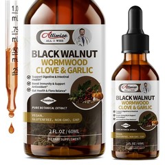 Wormwood Black Walnut Clove Liquid Extract – Parasite Cleanse & Gut Support