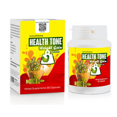 Health Tone Extra Effect and Regular Weight Gain Capsules (500 g)