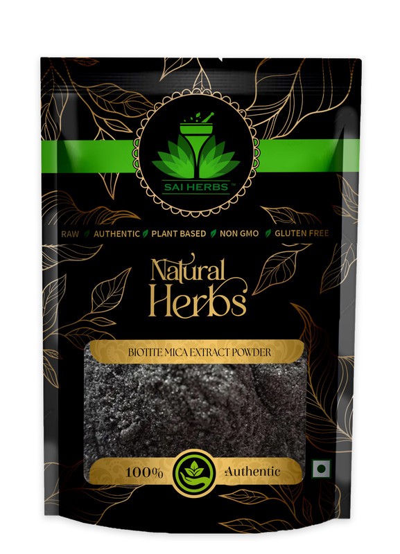 SAI HERBS Biotite Mica Extract Powder – Black Millet Crystal Extract Powder