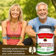 Chanca Piedra & Horsetail 1000mg 3 Bottles Kidney 120 Guisazo de Caballo Detox