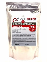 Organic Spirulina (4 oz) Powder USDA Chlorophyll Non-GMO Non-Irradiated Protein