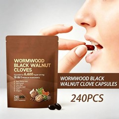 VivoNu Wormwood Black Walnut Cloves–Natural Cleanse & Metabolism, 240 Softgels