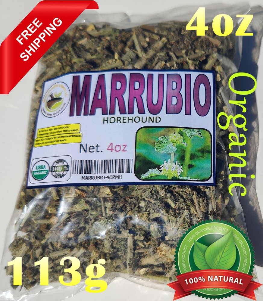 4oz Horehound herb/tea (Marrubium vulgare), houndsbane,organic marrubium
