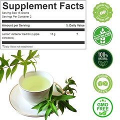 Lemon Verbena (Cedron) Loose Herbs – Herbal Tea All-Natural Beebrush from Peru