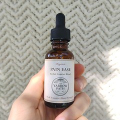 Organic Pain Ease Tincture Herbal Extract Wild Lettuce Meadowsweet Pain Blend