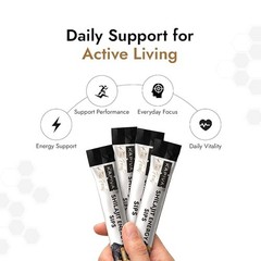 Kapiva Activ Foods Pure Shilajit Energy Sips Boosts Energy & Stamina 30 Sticks