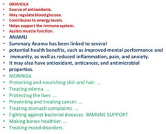 GRAVIOLA EXTRACT 120 Capsules Soursop Annona Muricata Antioxidant Health anamu